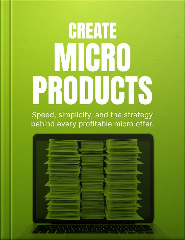 Create Micro Products Ebook